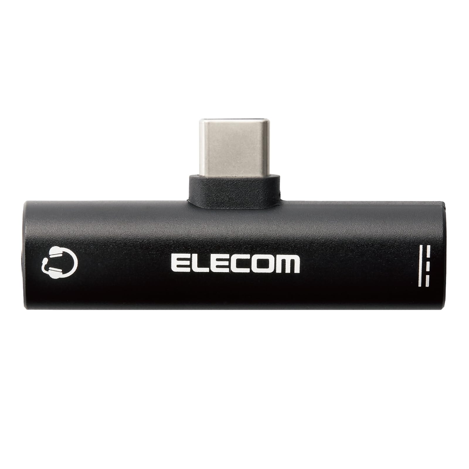 エレコム 変換アダプタ usb c - イヤホンジャック 4極 φ3.5mm 給電機能付き 60W USB PD対応 [充電しながらイヤホンが使える] 【iPhone 17 シリーズ 対応検証済】 ブラック MPA-C35PDECBK