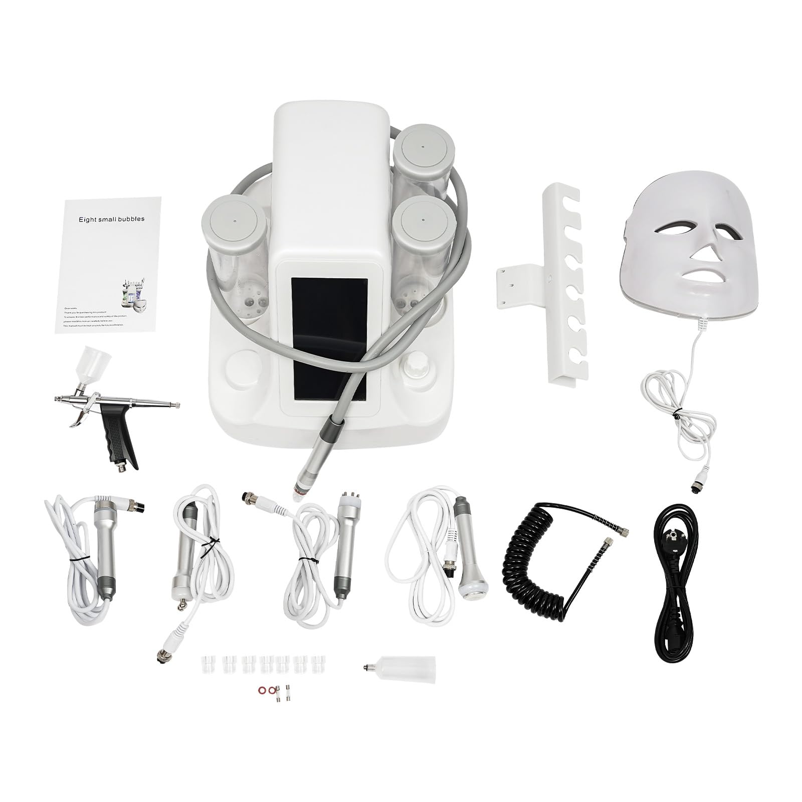 Hydrafacial urządzenie 7 w 1, urządzenie do hydrodermabrazji wodnej z RF/próżnia/ultradźwięków, głębokie oczyszczanie hydro, urządzenie do pielęgnacji skóry, urządzenie do pielęgnacji skóry