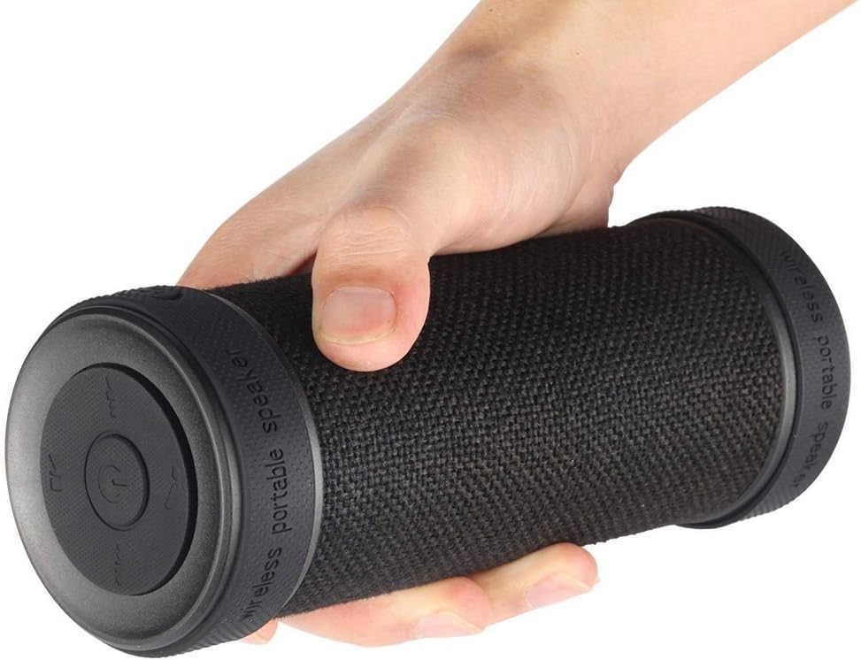 LERMX Bluetooth Speaker, Waterproof Power Bank IPX4 Wireless Speaker 4.0 Non-Slip Wireless Sound Box with Built-in 5200 mAh Li-ion Battery Can Charge your phone