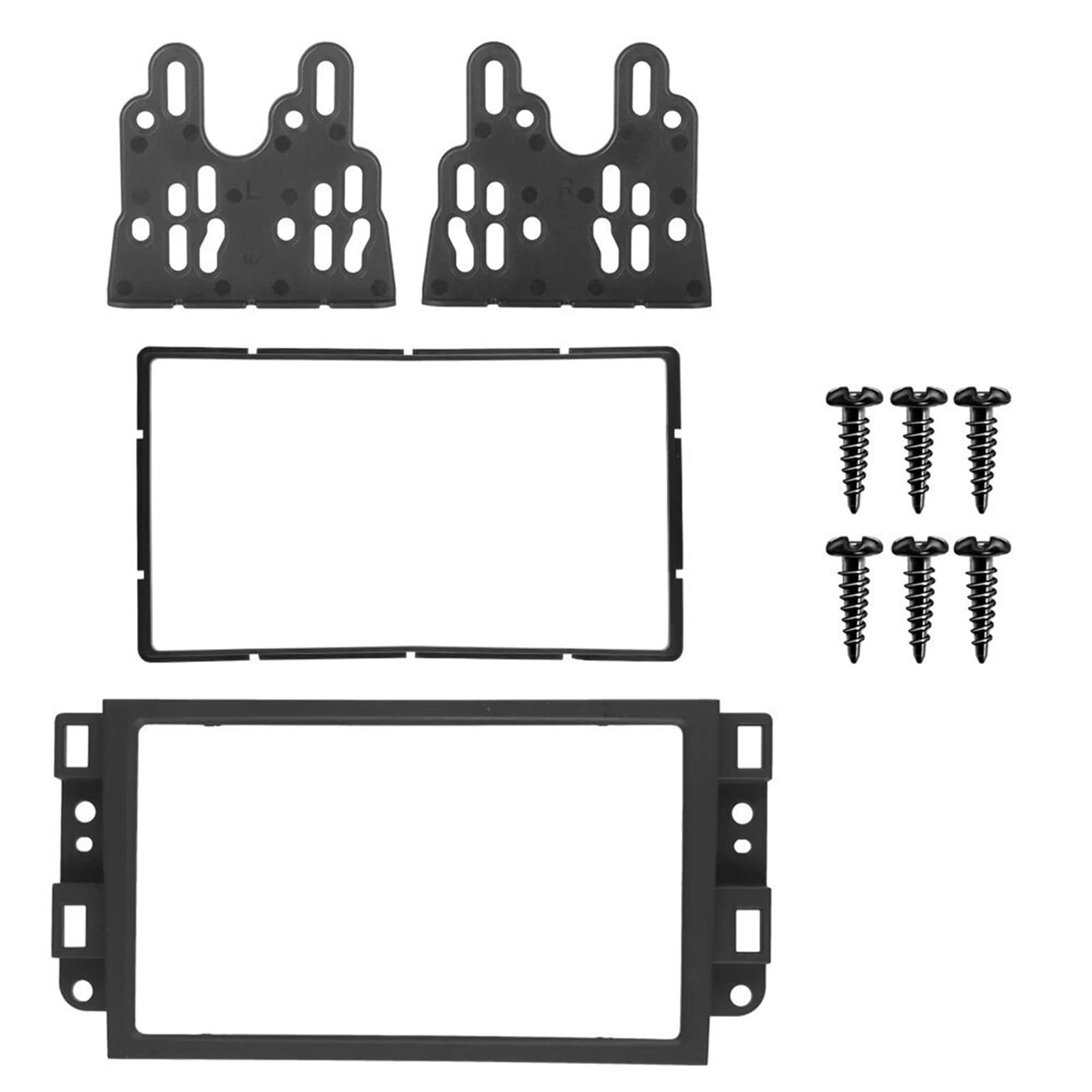 JKELPV Car Radio Frame Kit Fit For Chevrolet Capaci Epica 2006-2011 DVD Player Panel Kit Car Radio Frame Fascia Panel 2 Din Panel Radio adapter