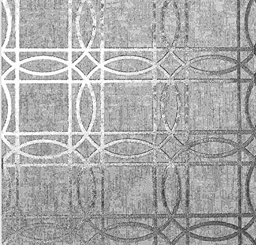 Arthouse Cream Gold Metallic Wallpaper - Matt Textured Cream Background & Golden Kiss Foiled Geometric Motifs - Living Areas & Feature Walls - 903205