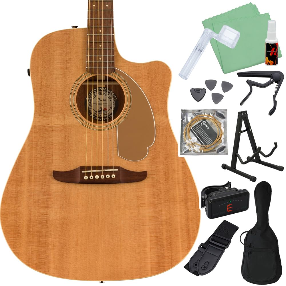 Amazon | Fender Redondo Player Walnut Fingerboard Natural 
