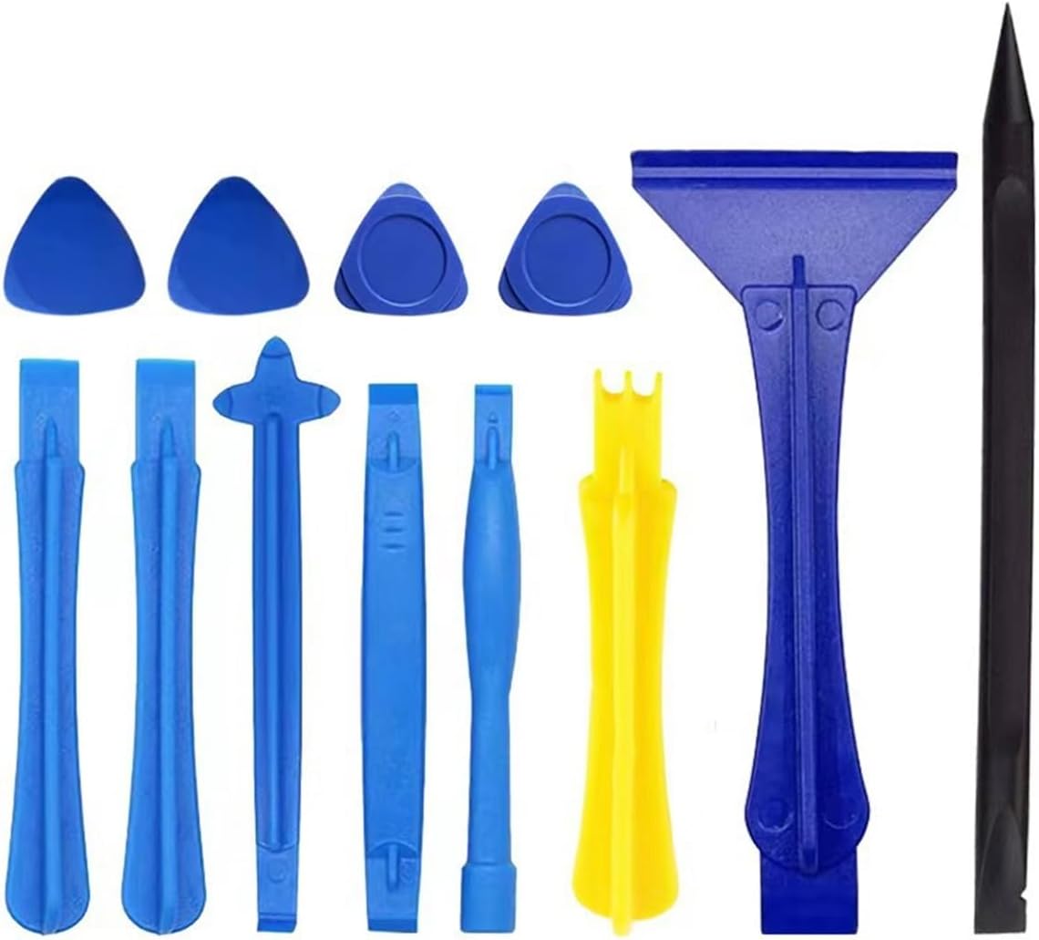 12Pcs Phone Screen Opening Pry Plastic Tool Repair Kit,Spudger Pry Blade Opening Tool Repair Kit for Electronics Tool