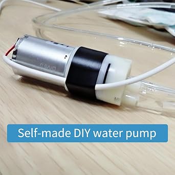 Kamoer EDLP600 DC12V Food Grade Diaphragm Pump,Mini Water Pump | Liquid Flow 600ml/min, Gas Flow 1L/min for Ice Maker, Coffee Machine, Water Dispenser