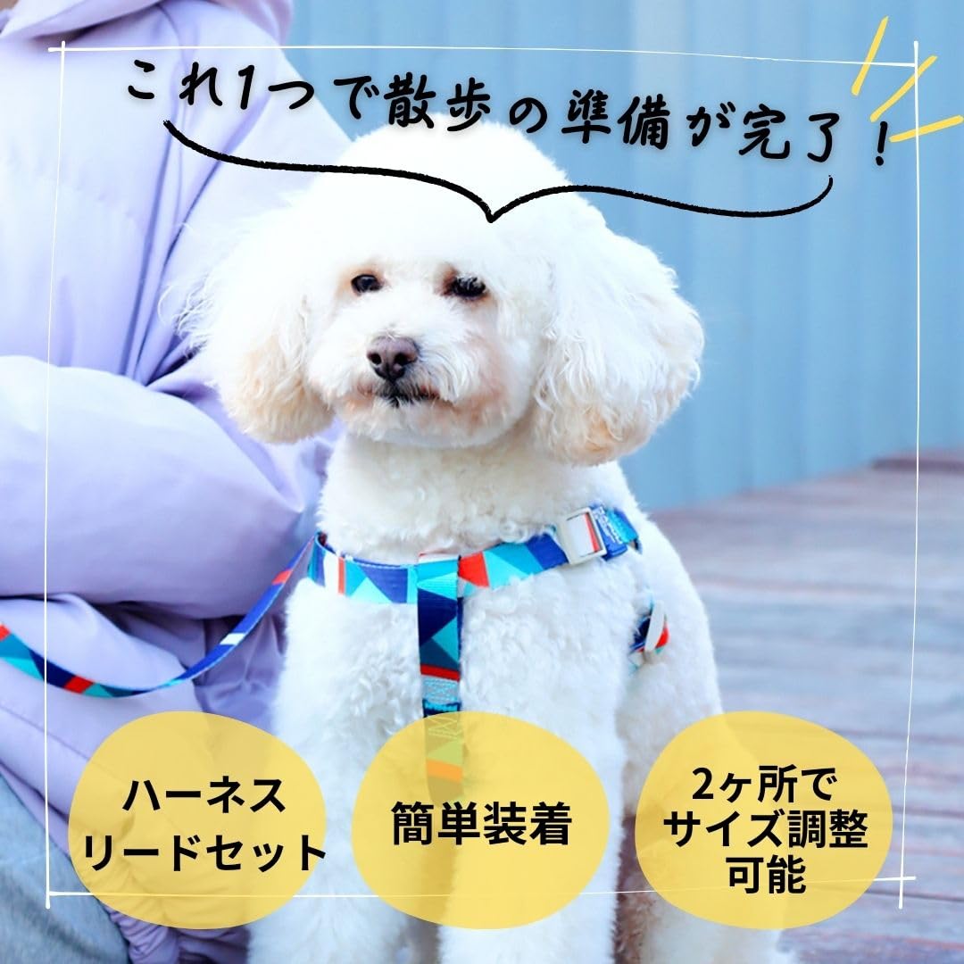 犬用 ハーネスリード 可愛い 犬 首輪 ハーネス リード セット 胴輪 Lサイズ 楽天市場】【楽天1位】 犬 ハーネス 小型犬 猫 リードセット