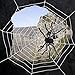 AmyHomie Giant Spider,Halloween Spiders Web,Best Halloween Decorations,Christmas Decor (1, White)