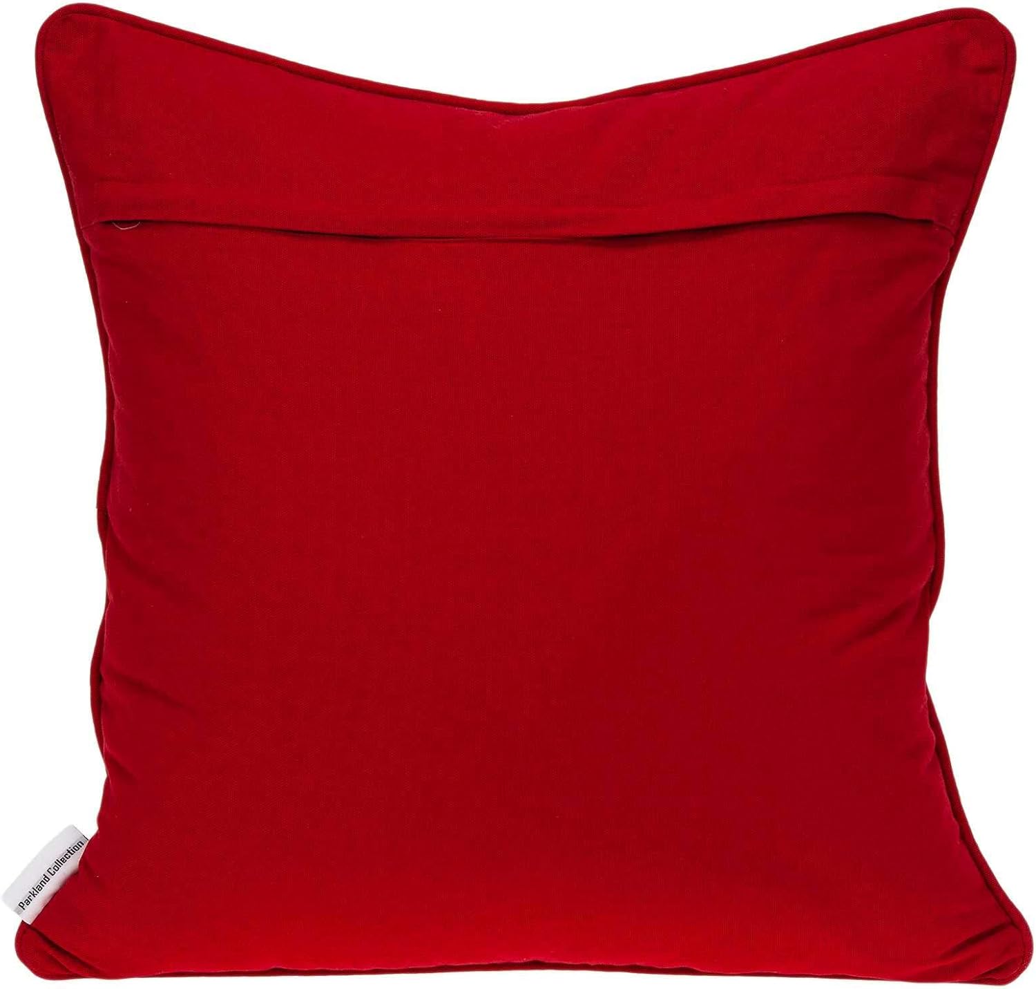 HomeRoots 334131 20 x 7 x 20 in. Transitional Red & White Pillow Cover with Poly Insert