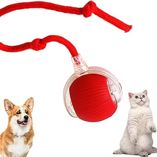 Cat Toys Ball – Smart Rolling LED Ball, Automatic & USB Rechargeable Motion Activate for Indoor Kitten Puppy Dog cat- Pet Exercise, IQ Training, Fun & Engaging Pet Toy