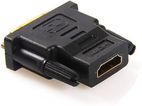 Miniatura 3 de 2 unidades HDMI a DVI 24+1 adaptador HDMI hembra a DVI macho convertidor de cable para monitor de proyector HDTV