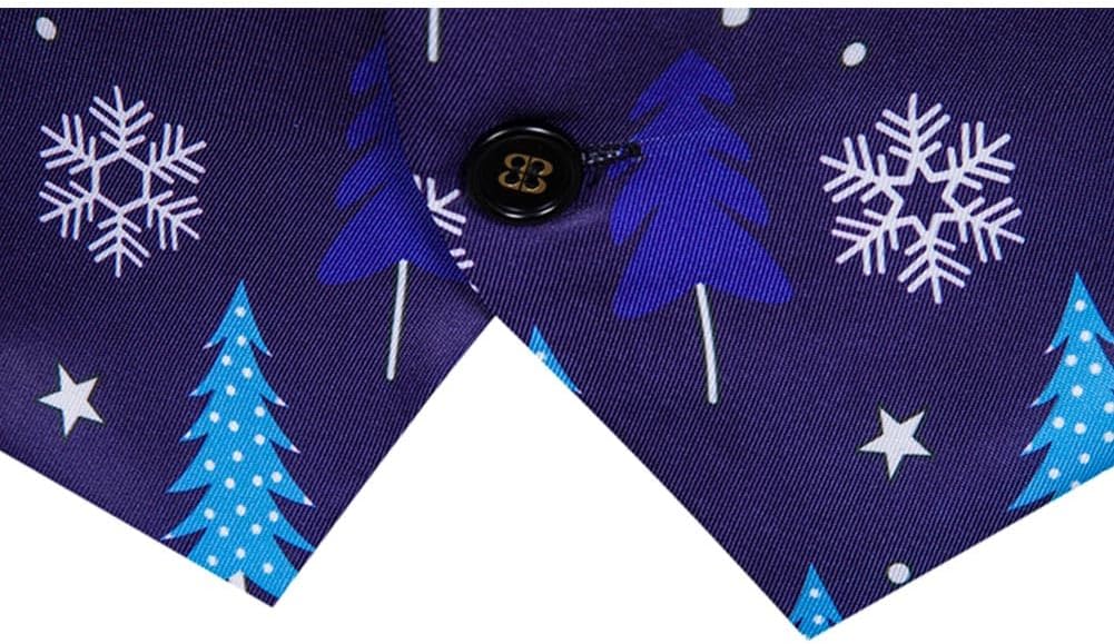 yolsun Mens Christmas Vest Snowflake Tree Graphic Snowman 3D-Print Festival Party Gifts(Snowflake-L)