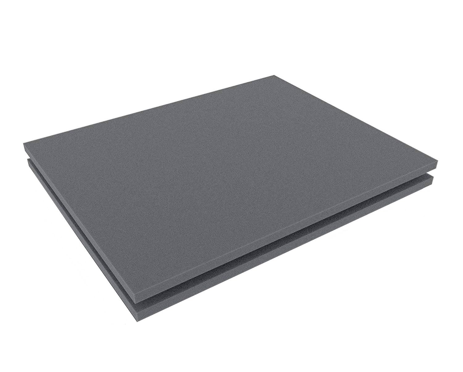 Feuille de polyéthylène expansé de 5 mm d'épaisseur Isolant pour rembourrage mousse expansée pour protection emballage modélisme (30 x 20 cm (5 pièces), gris anthracite
