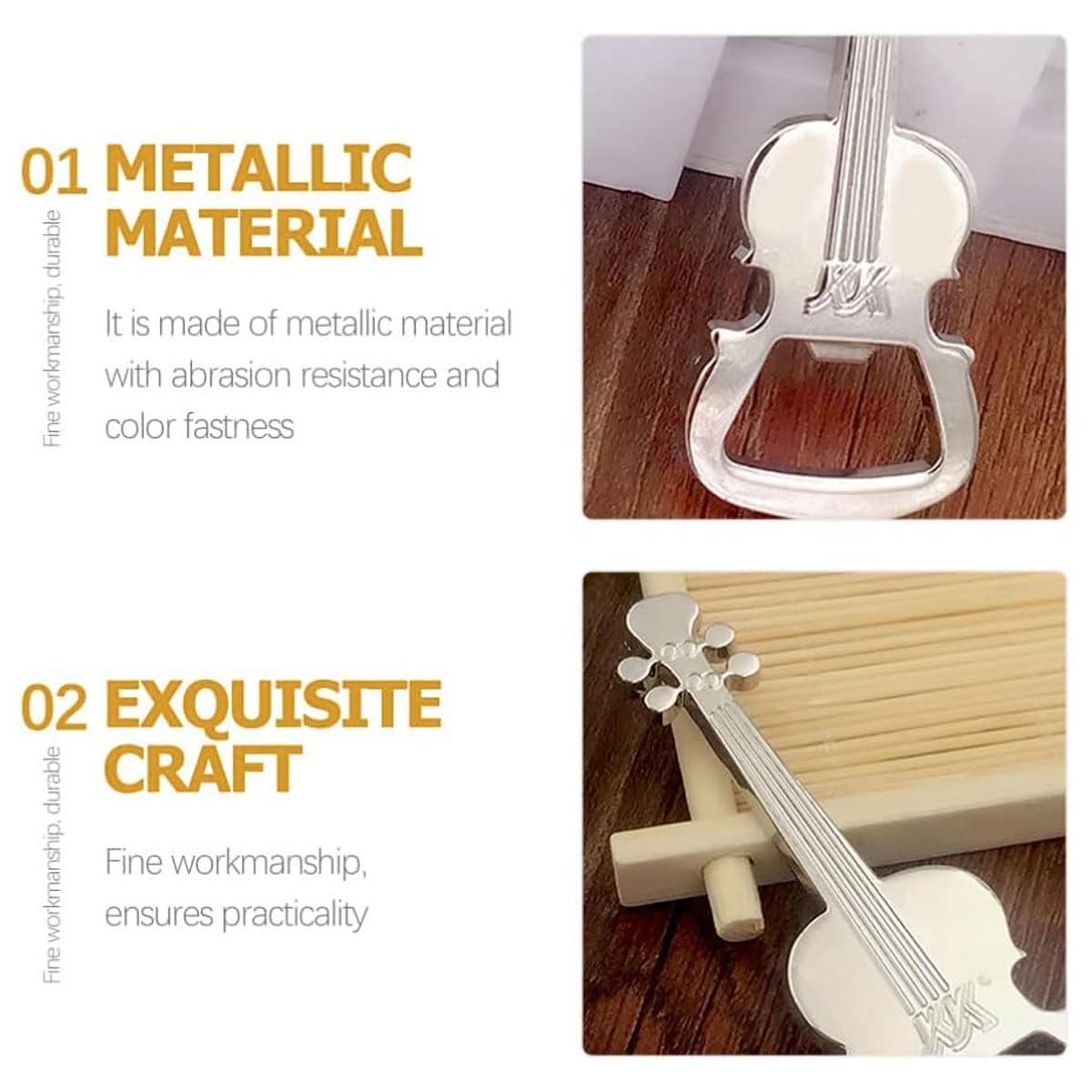 Apribottiglie A Forma Di Chitarra Rossa - Regalo Gadget Per Musicisti E Amanti Della Birra