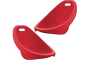 American Plastic Toys Kid-Sized Scoop Rockers for Classroom (Set of 2), Red
