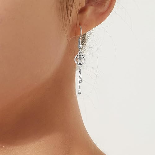 Miniatura 4 de 50 piezas de aleación de plata antigua de aleación de paz, conectores huecos, dijes para hacer joyas, collares, pulseras, aretes, llaveros,