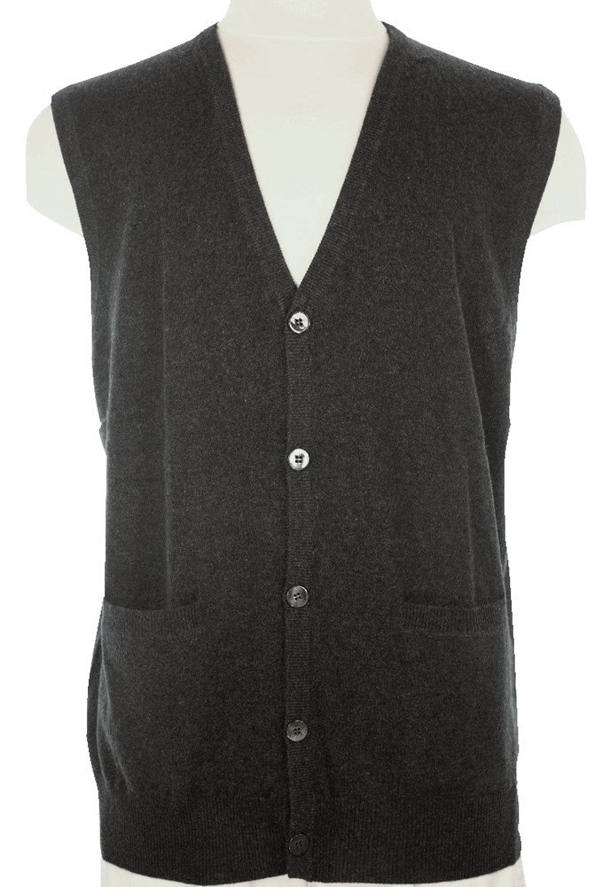 Shephe Men's Cashmere Cardigan Button Vest