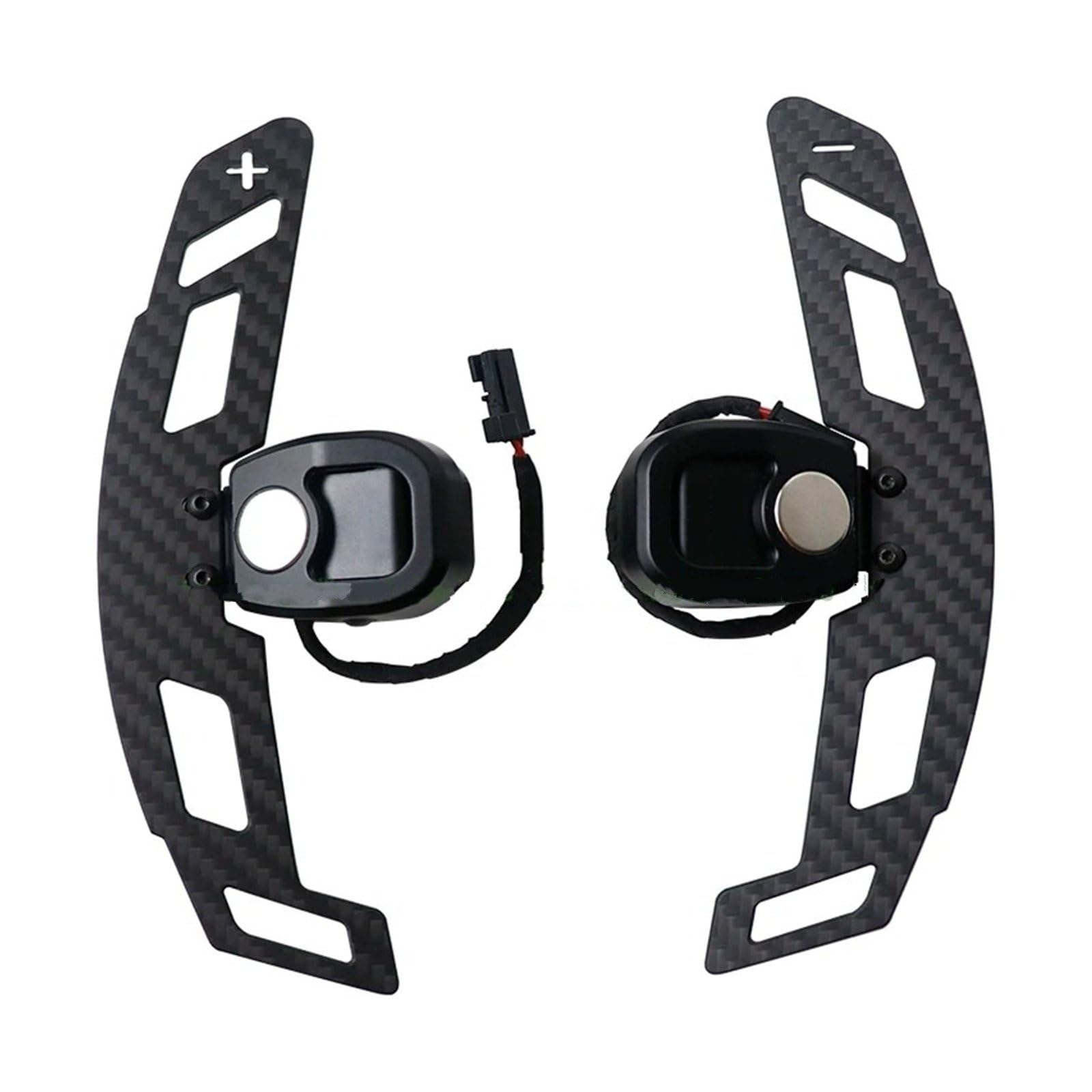 PLMNHSS Car Steering Wheel Shift Paddle Blade for Benz for AMG for A35 for A45 for C63 for S65 S63 for G63 GLC43 GLC63 for CLA35 CLA45 Magnetic Shift Paddles Suitable