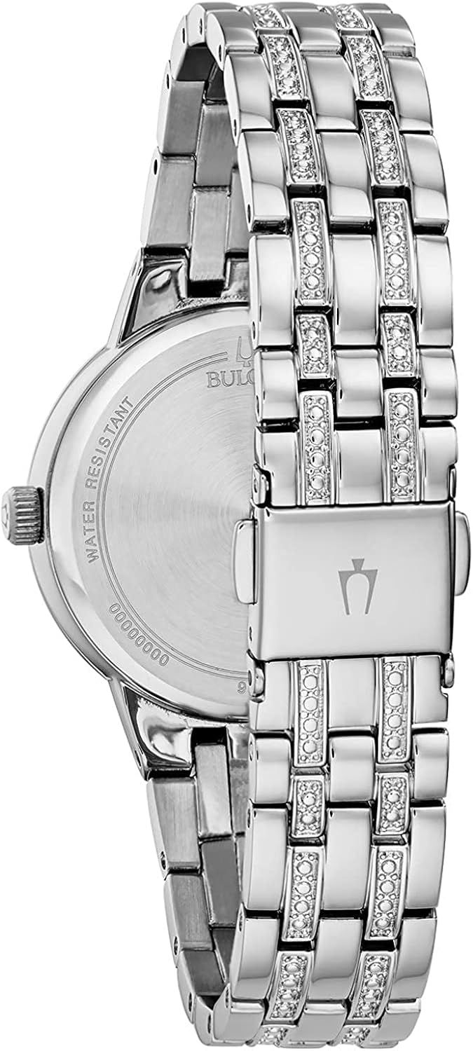 Bulova Orologio Analogico al Quarzo Donne con Cinturino in Acciaio Inossidabile 96L276 Bulova Orologio Analogico al Quarzo Donne con Cinturino in Acciaio Inossidabile 96L276