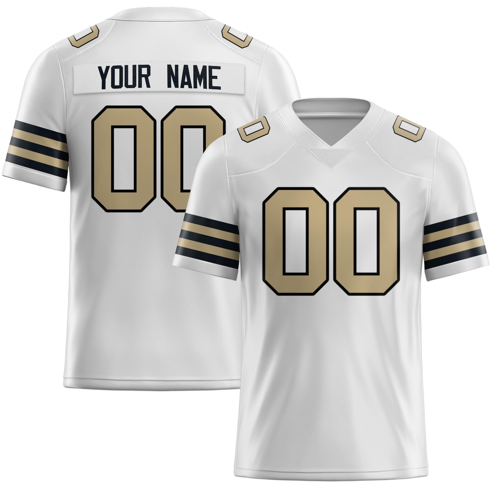 VIEA Custom Football Jersey Personalized Football Uniform Stitched Printed Team Name Number Logo for Men Women Kids, 7X-Large-8X-Large
