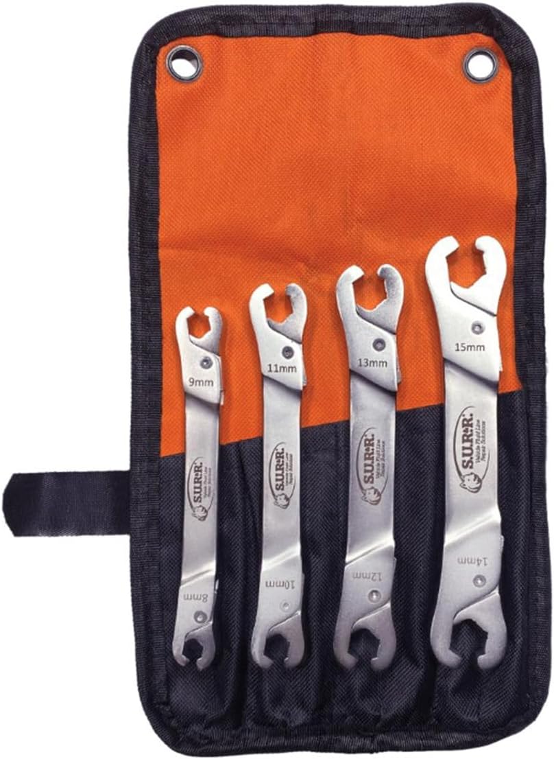 S.U.R.&R. - 4-Piece Set of Versatile LINE Wrenches Featuring U