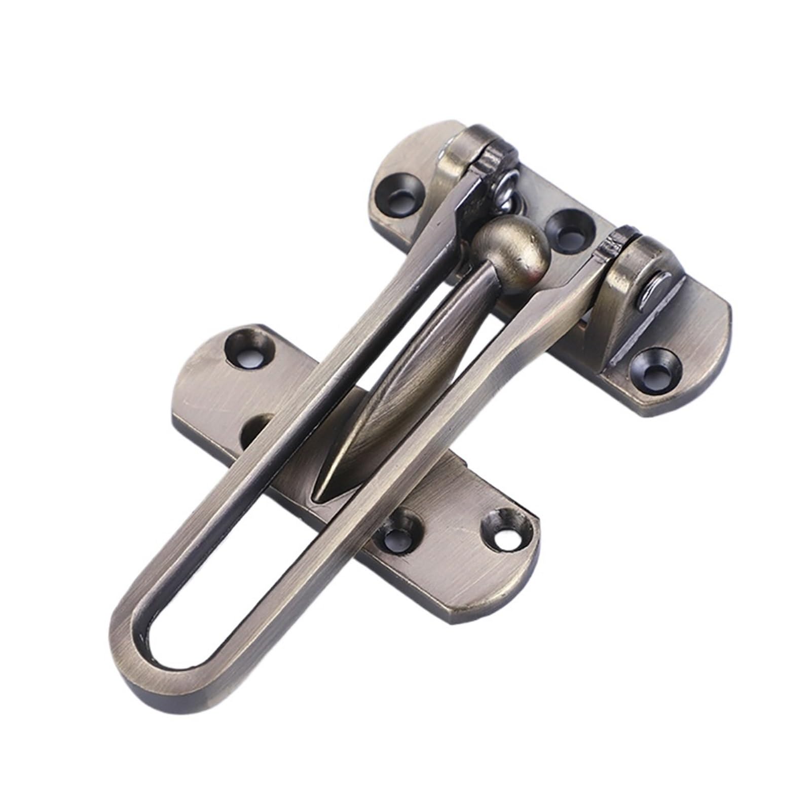 Swing Bar Door Lock 6pcs Door Lock Latch Zinc Alloy Reinforcement Swing Bar(Color4)
