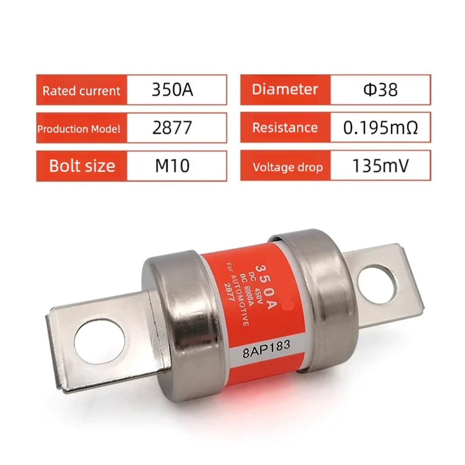 1 STÜCKE Sicherung pec-350A DC450V