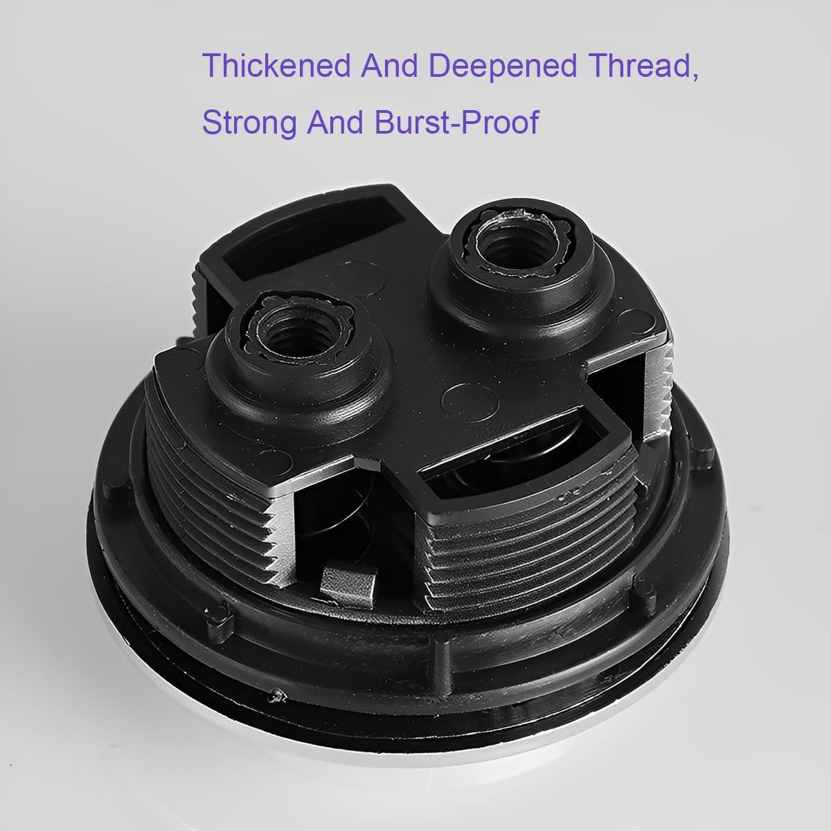 Botón de inodoro de doble descarga 38 mm, botón de inodoro de doble descarga Plástico ABS