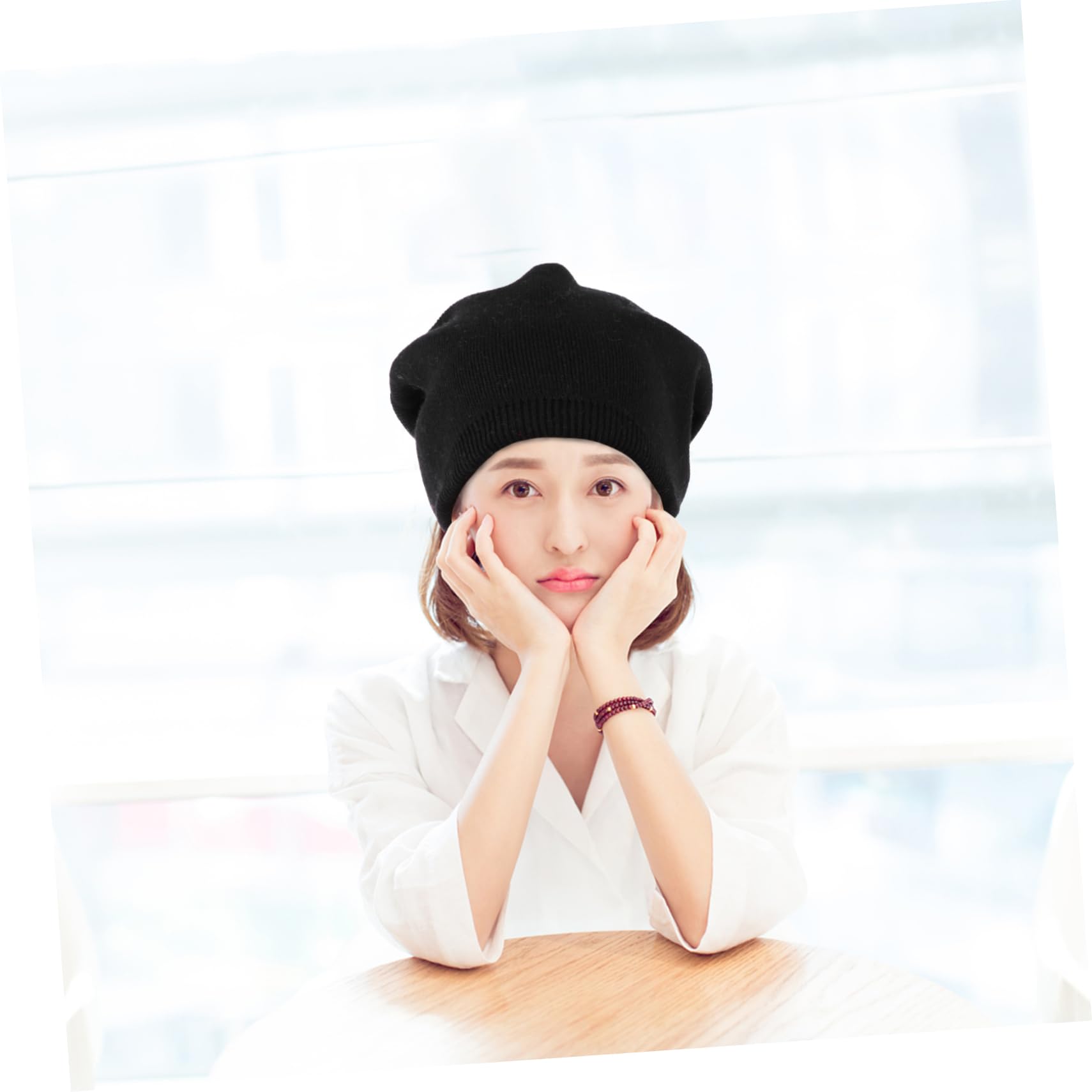 CALLARON 1 Gorro De Punto Plisado Para Hombre Sombreros Y Gorras Sombreros Para Hombres Gorro Holgado Gorros Para Mujer Gorro Para Mujer Material De Lana Sombrero Informal Para El