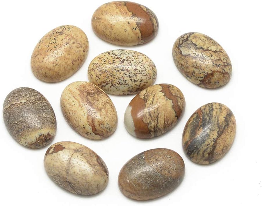 Fashewelry 38pcs Teardrop Healing Crystal Gemstone Cabochons 25x18mm Assorted Flatback Natural & Synthetic Energy Stone Cab Covers No Hole for Jewelry Craft Bracelet Necklace Making