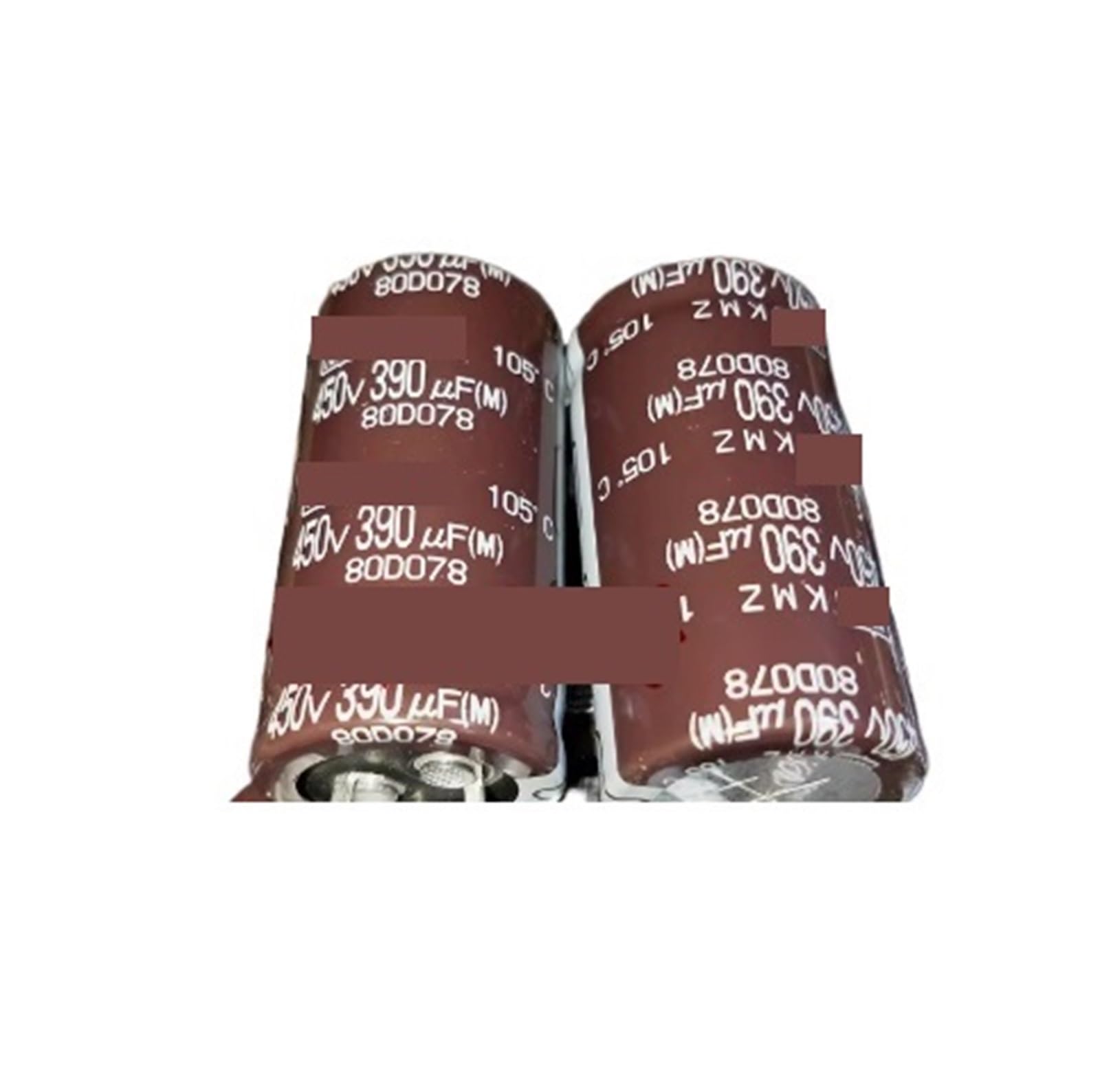 Condensateur électrolytique 450V 390UF KMZ 25x45mm pour réparation électronique - Lot de 4