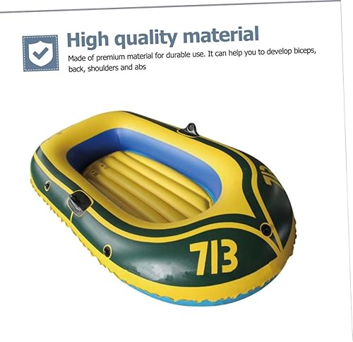 Miniatura 8 de Kisangel 1 juego de barco inflable portátil de pesca accesorios de kayak para canoa inflable, canoa inflable para 2 personas, barco de pesca, kayak,