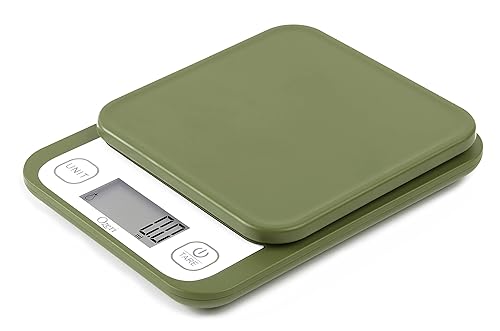 Ozeri Escala de jardín y cocina II, con tecnología de graduación variable 420 de 0,1 g (0,005 oz)