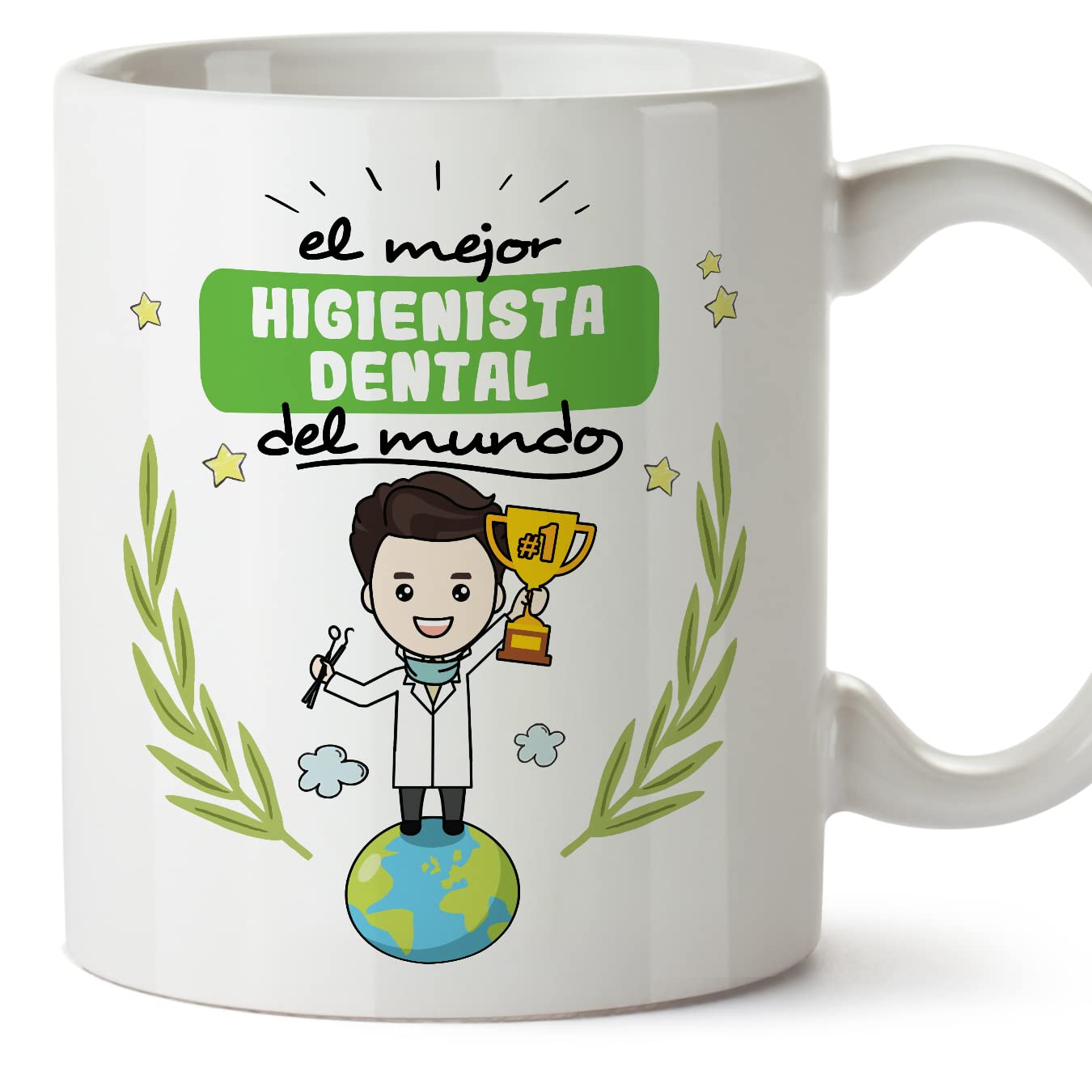 MUGFFINS Taza Fisioterapeuta Hombre (Mejor del Mundo) - Regalos Originales y Divertidos de Fisioterapia — view 59