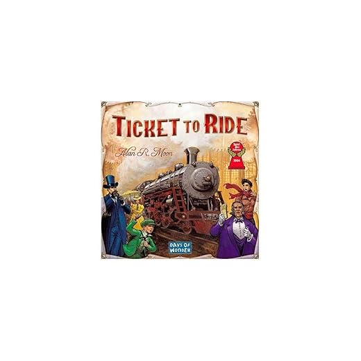 Asmodee - Ticket to Ride - Gioco da Tavolo di Avventure Ferroviarie in Nord America per Famiglie - Completa con Mappa, Vagoni, Biglietti e Regolamento - 2-5 Giocatori, 8+ Anni, Edizione in Italiano