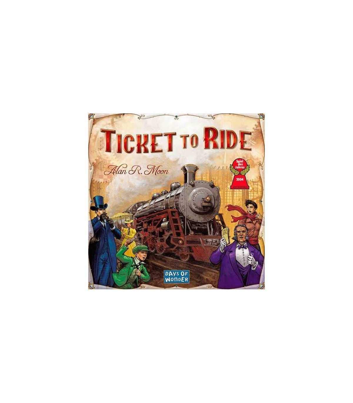 Asmodee - Ticket to Ride - Gioco da Tavolo di Avventure Ferroviarie in Nord America per Famiglie - Completa con Mappa, Vagoni, Biglietti e Regolamento - 2-5 Giocatori, 8+ Anni, Edizione in Italiano