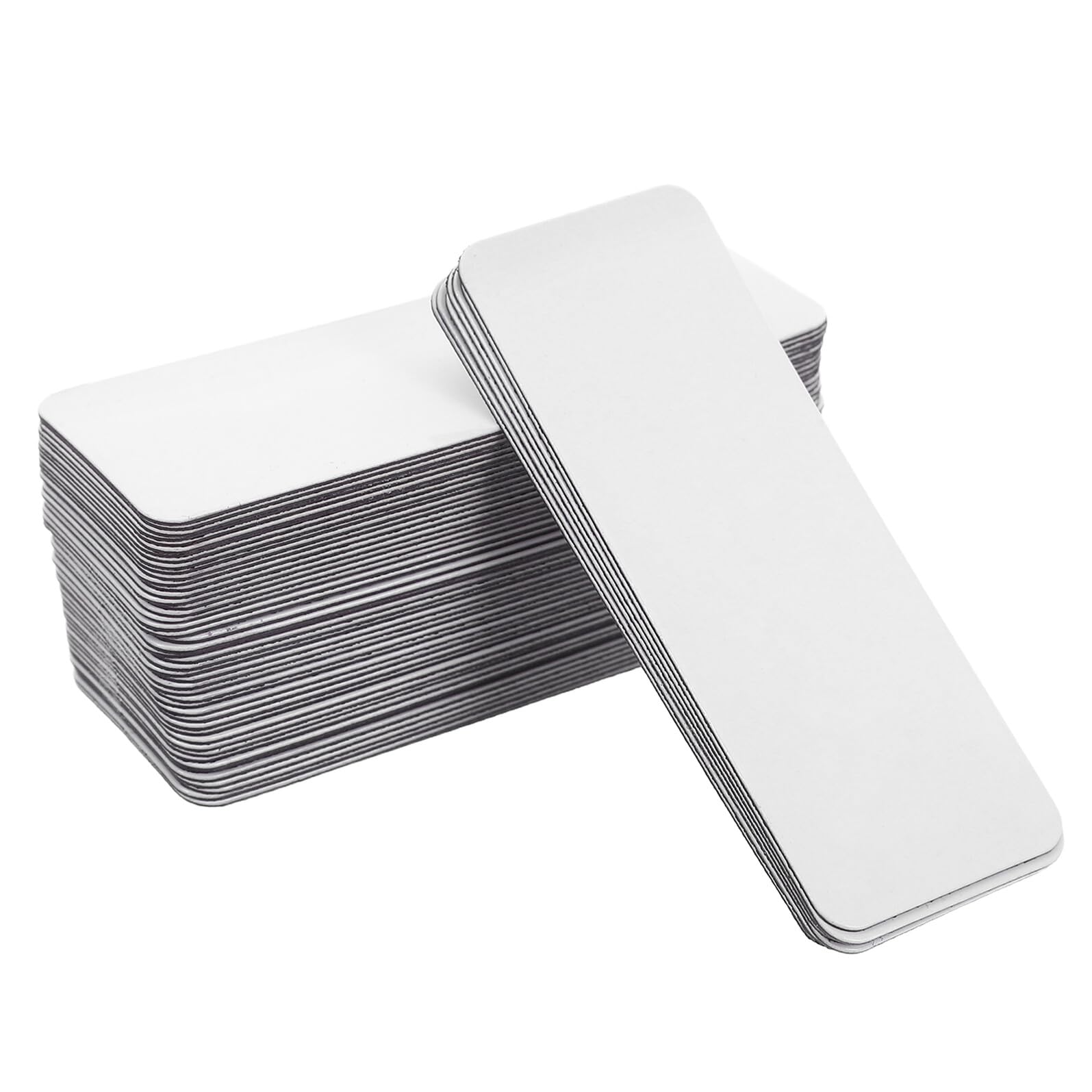 Étiquettes effaçables pour école et organisation maison avec 108 aimants blancs