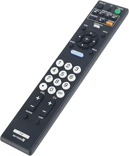 Miniatura 3 de RM-YD028 RMYD028 - Mando a distancia de repuesto compatible con Sony Bravia LCD Digital Color TV KDL-55V5100 KDL-52VL150 KDL-22L5000 KDL-37L5000