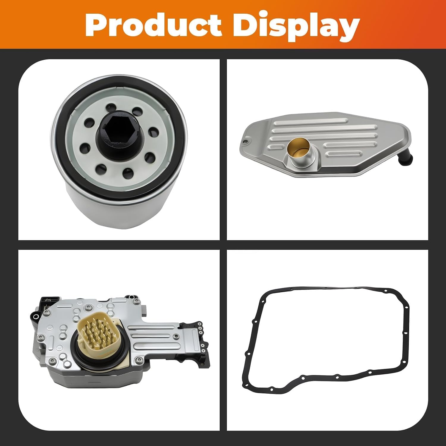 04799654AC Transmission Shift Solenoid Valve Kit Compatible with Dakota Cherokee Ram 1500 2500 3500 ST 5.7L V8 2002-2012 52119435AF 52119435AB 68002342 72420 Control Module Pack