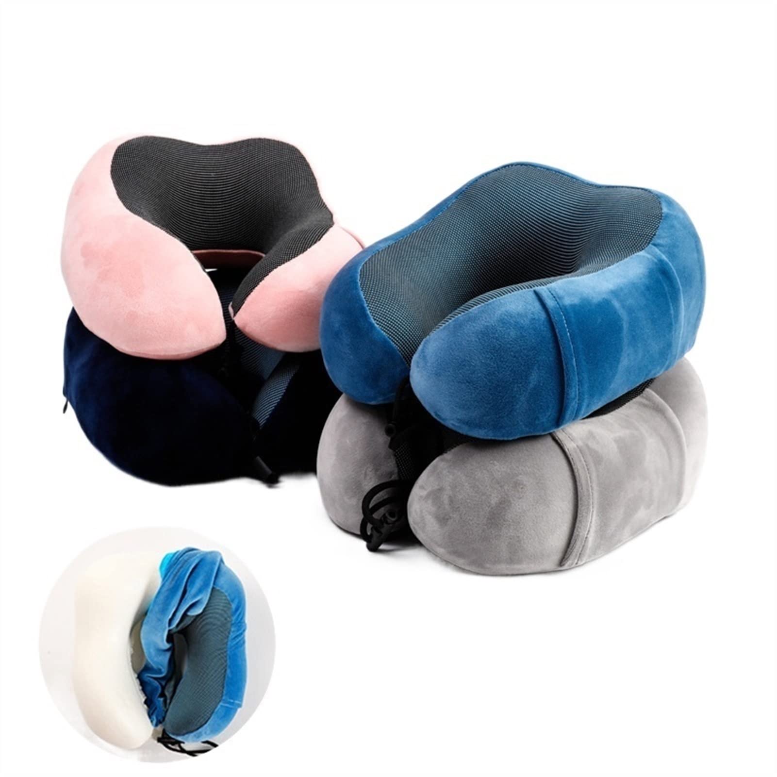 Oreiller De Voyage Cervical Mémoire De Forme 4D – Confort Collection