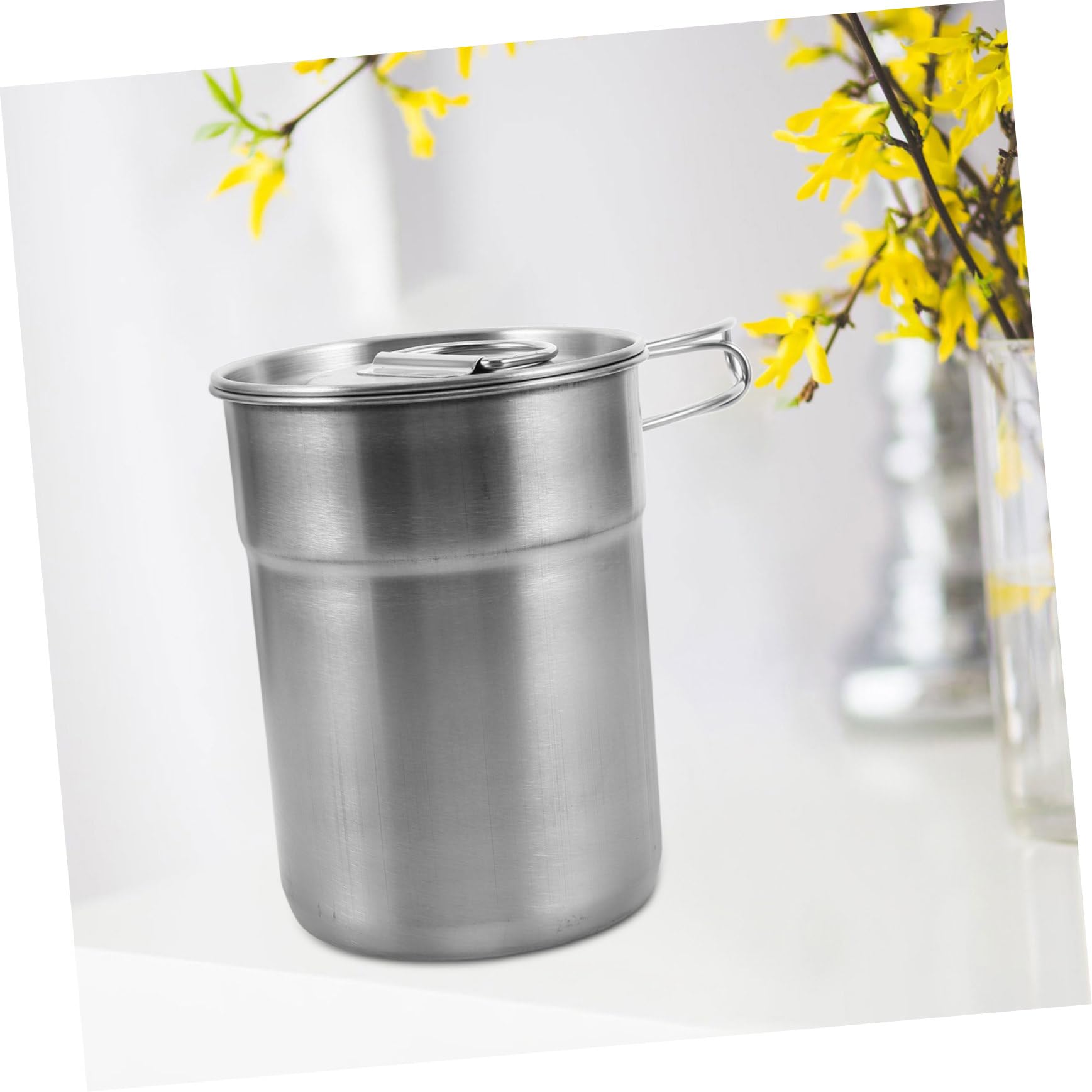 2stücke Teiliges Set Faltbare Campingbecher Mit Griff Leichte Stapelbare Tassen Für Outdoor-aktivitäten Und Rucksacktouren Für Kaffee Und