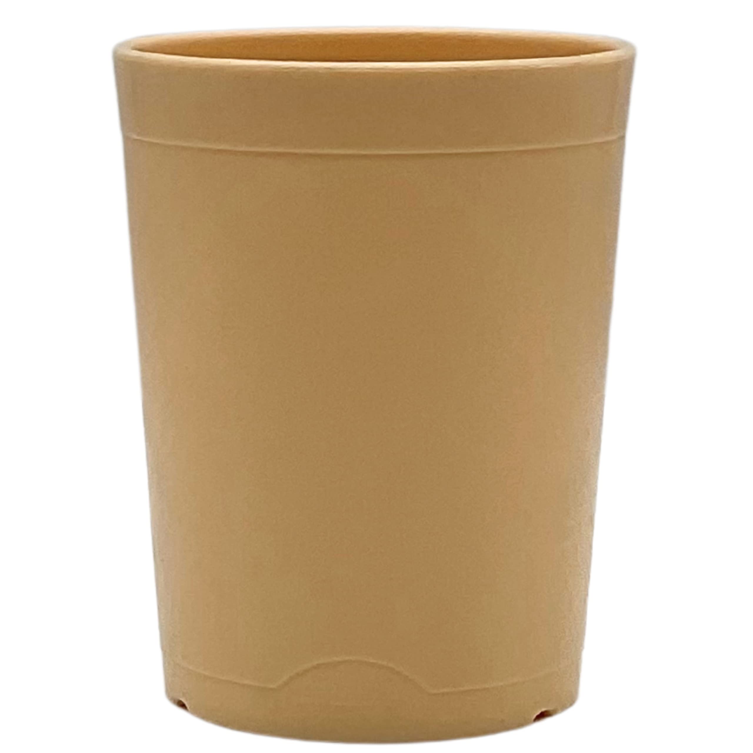 Cook's Brand Short Tumbler Cups, 12 Oz. Capacity, Co-Polymer, Tan, (Case of 48)