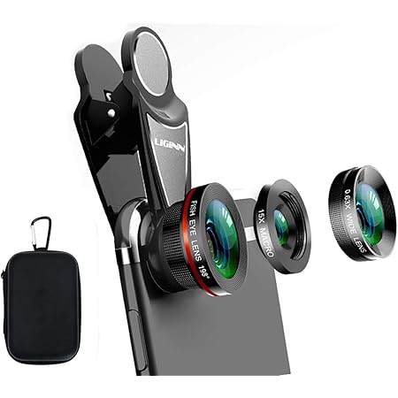 Amazon スマホ用カメラレンズ 広角 魚眼 マクロ Linglang スマホレンズ クリップ式 3 In1 15xマクロ 0 63x広角 198度魚眼 高画質 カメラレンズ セルカレンズ 自撮りレンズ Iphone Android対応 収納ケース付き Linglang スマートフォン用カメラレンズ