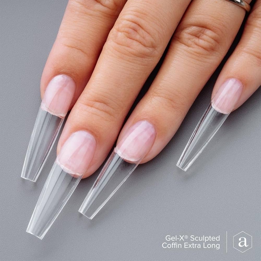 aprés GEL-X Amazon.com: Apres Gel-X® Sculpted Coffin Extra Long Nail Tips