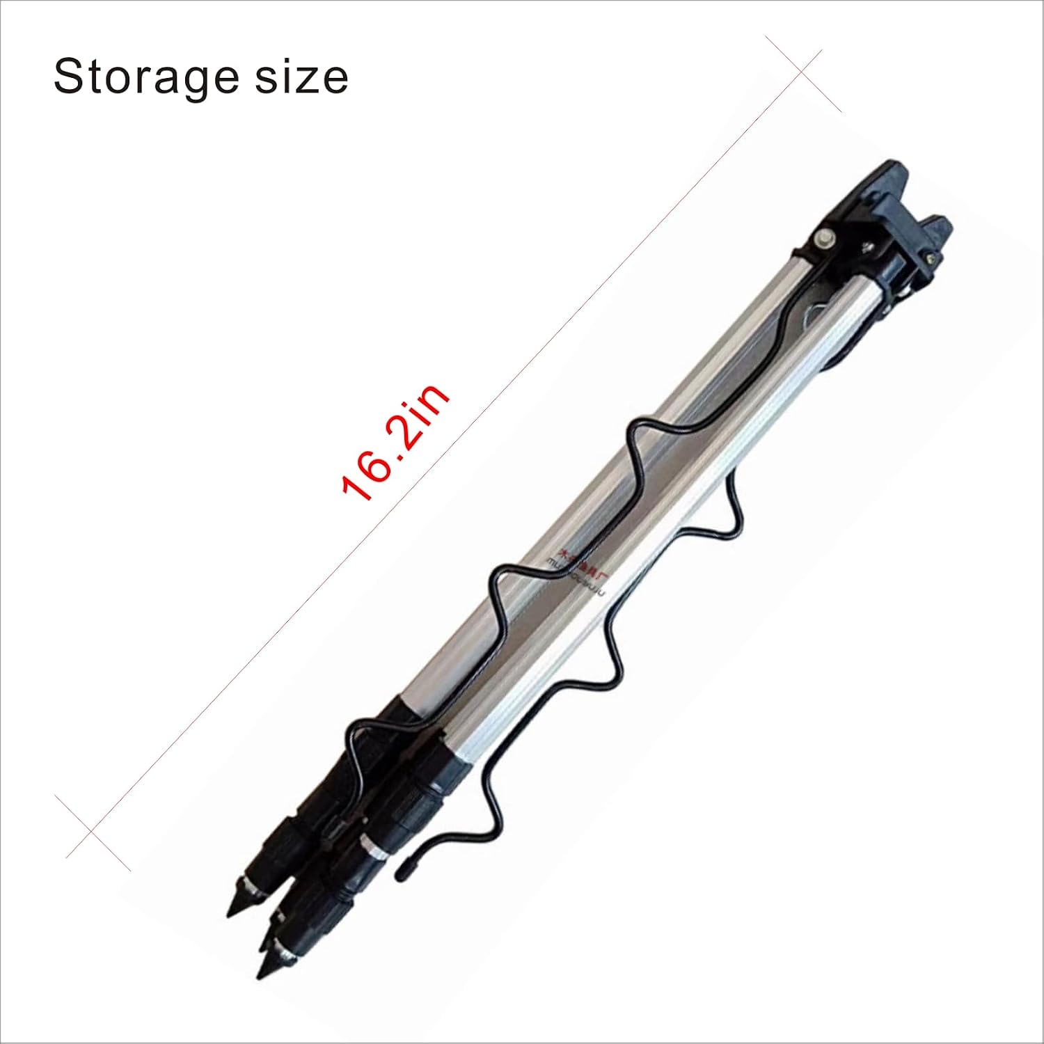 Aluminum Alloy Tripod Fishing Rod Holder Adjustable Height Telescopic Leg | 16-21 inch telescopic leg fishing pole holders for ground bank fishing rod holder Can hold multiple fishing rods