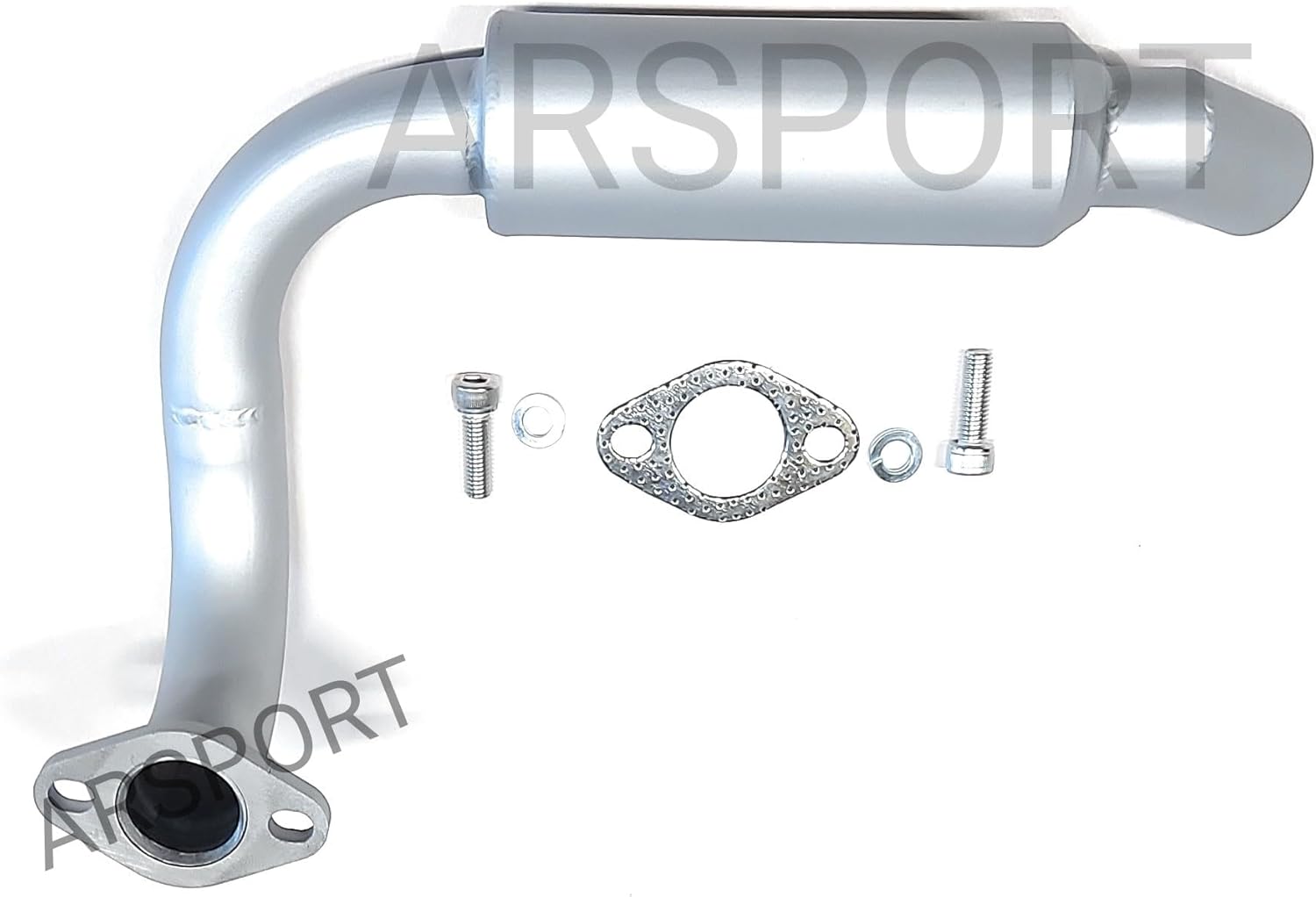 ARSPORT Exhaust Muffler pipe Compatible with Predator Max 459 Surface Drive Motor, mud motors, river boats.