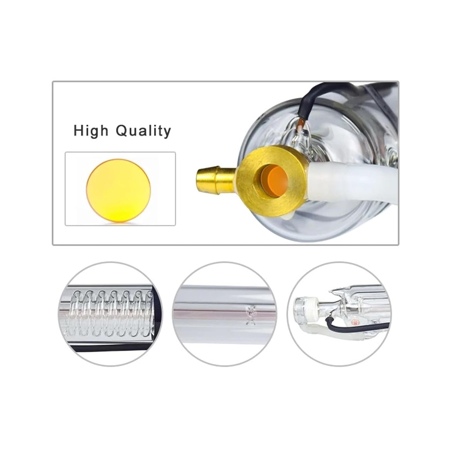 LZ-S45 45-50W Carbon Dioxide Tube Diameter 50mm Length 800mm