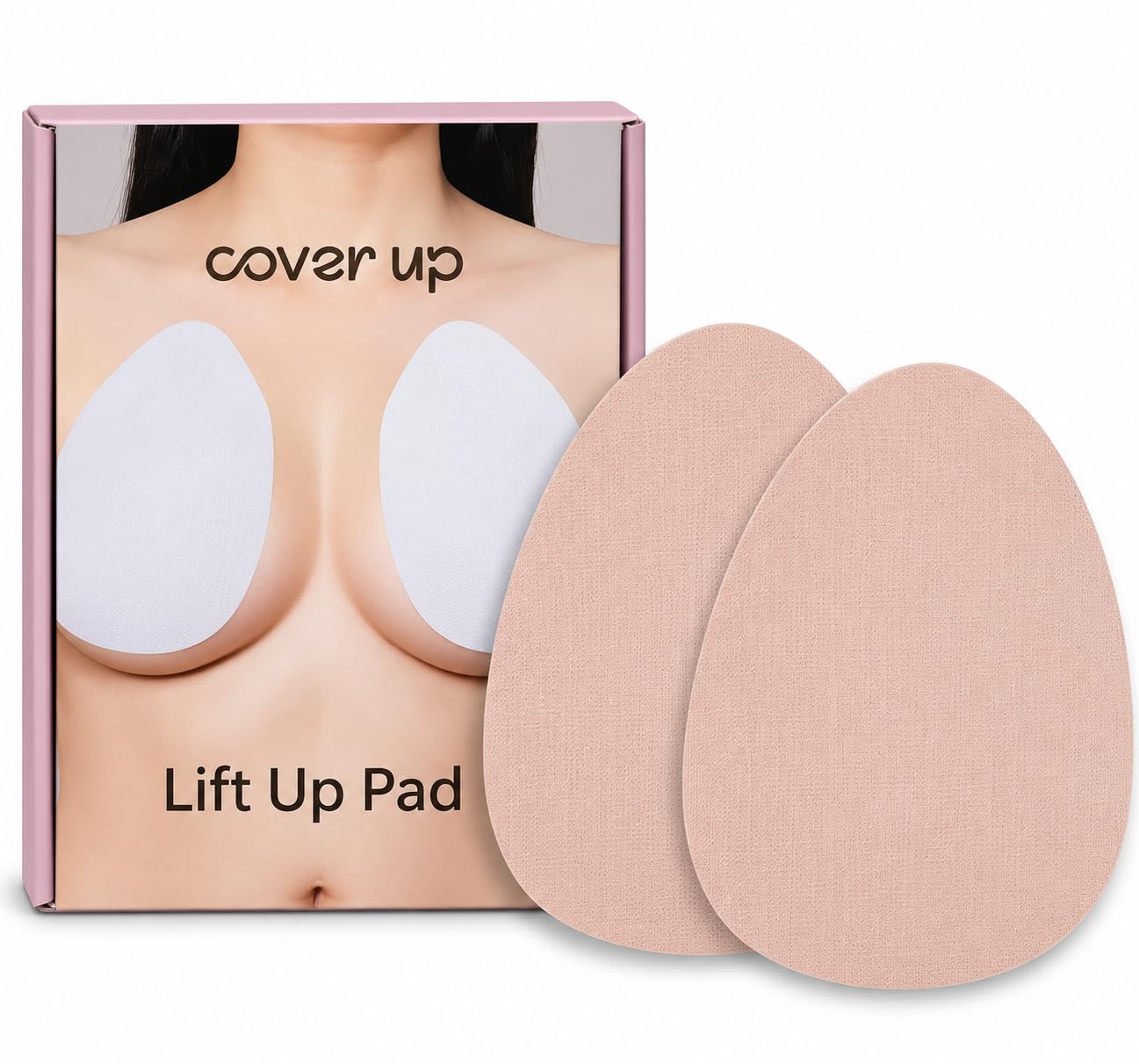 Breast Lift Up Pasties Set of 3 Pairs with 3 Pairs of Nipple Cover Size L-image-43