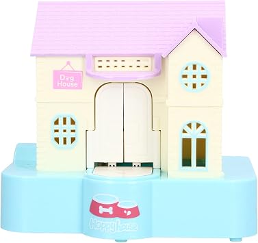 Doghouse Money Bank, Fun Puppy Piggy Bank Lucky Dog House Automatically Swallow with Light and Music Effects Children's Toy Gifts Blue Lucky Dog