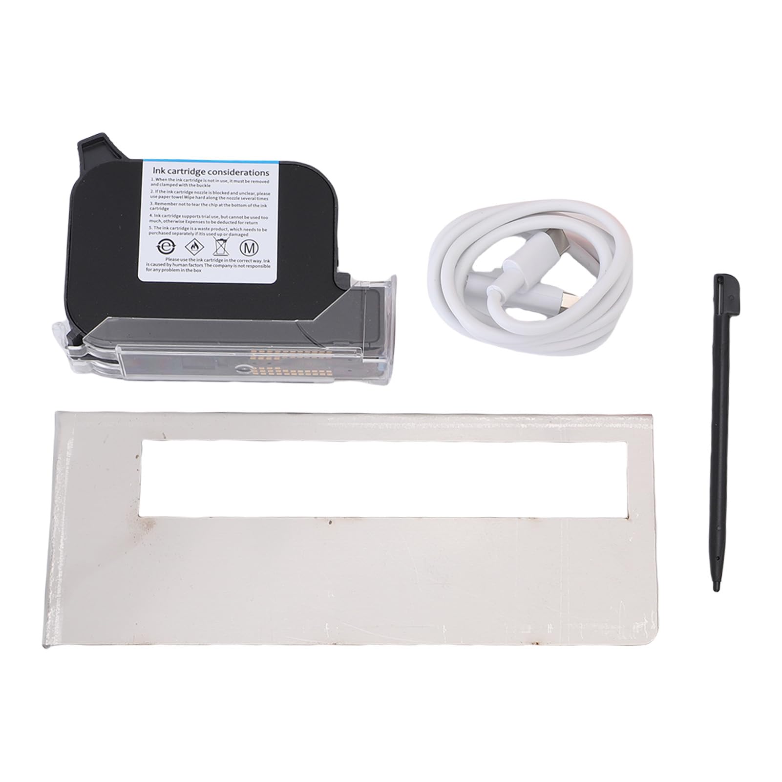 FILFEEL Stampante Portatile Inkjet 12,7mm con Cartuccia 42ml, Stampa per
