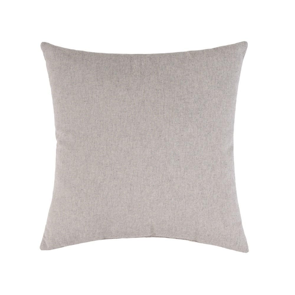 Set 6 Cojines Decorativos 45x45 cm Marrón y Gris con Relleno para Sofá