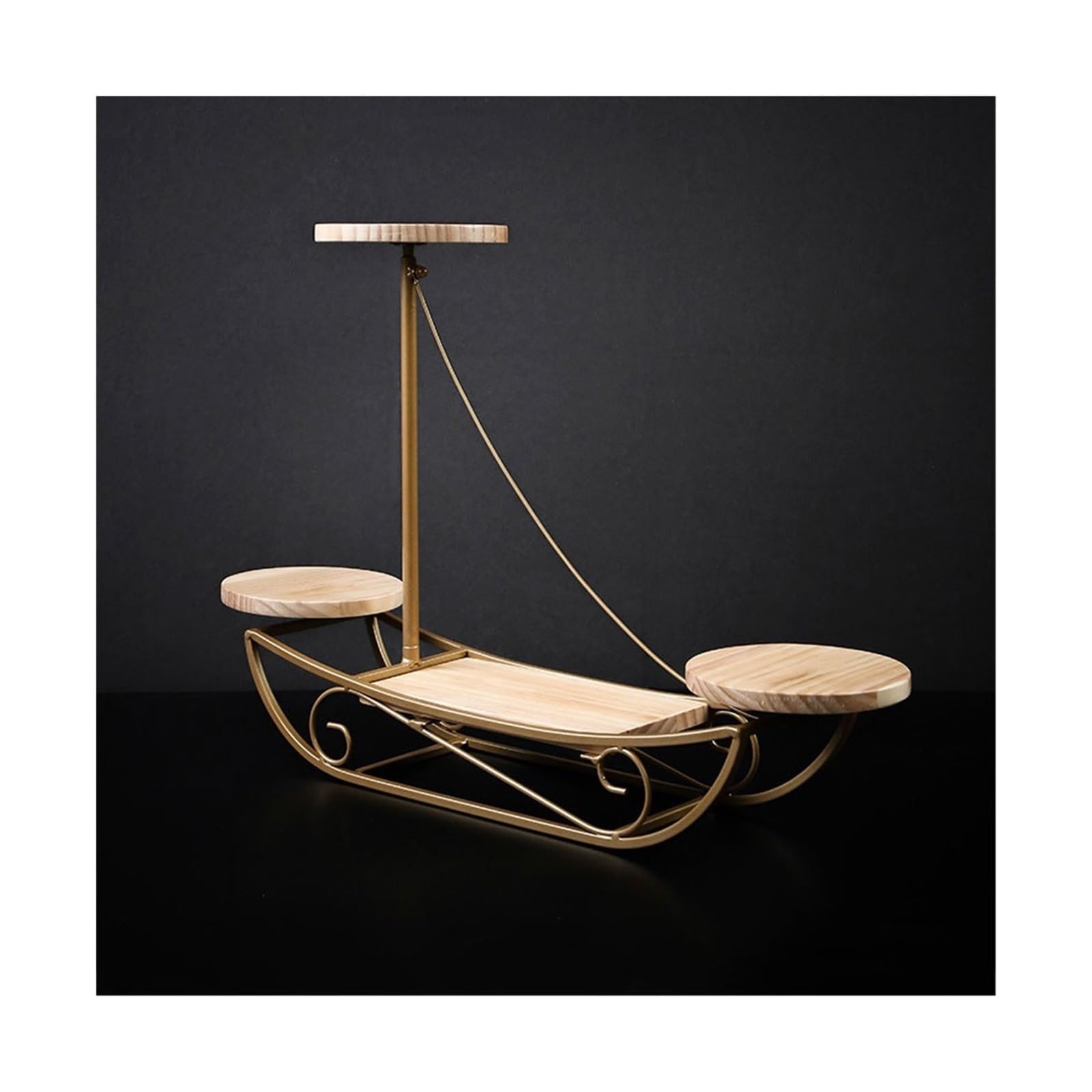 cake stand Dessert Taiwan Exhibition Display Frame Wedding Decoration Cake Creative Boat Shaped tiered cake stand